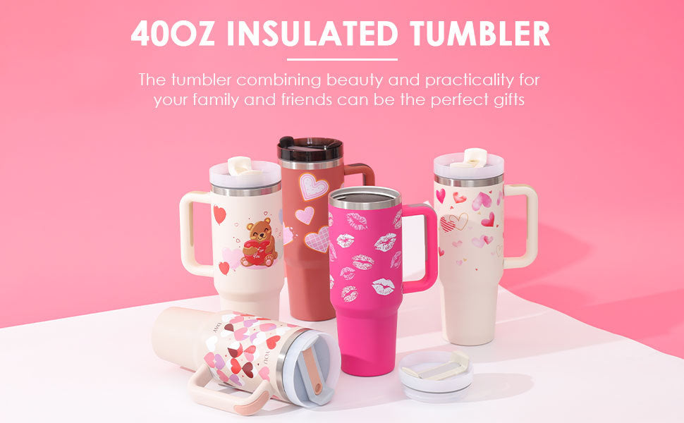 كوب حراري 40oz للسفر والمكتب مقاوم للانسكا