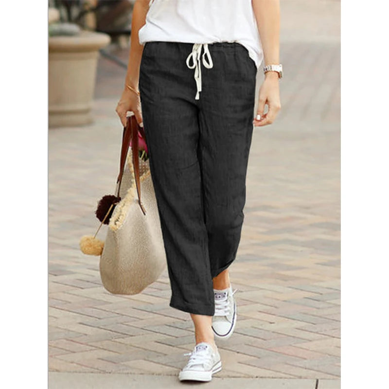 ☀️ Casual Spring/Summer Pants – Breathable & Stylish Fit for Women