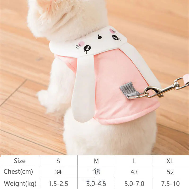 Pet Harness and Leash for Small Dogs and Cats
