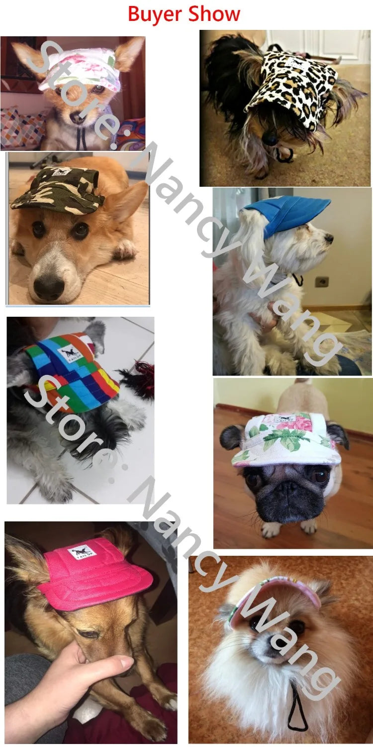 π§’π Summer Canvas Dog Cap β Perfect for Small Pets!