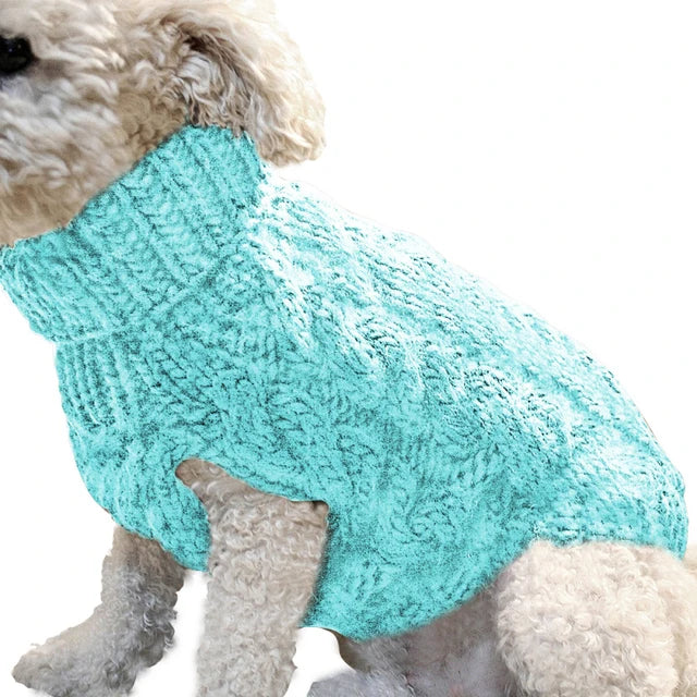 ❄️ Cozy Turtleneck Pet Sweater – Winter-Ready Style & Warmth!