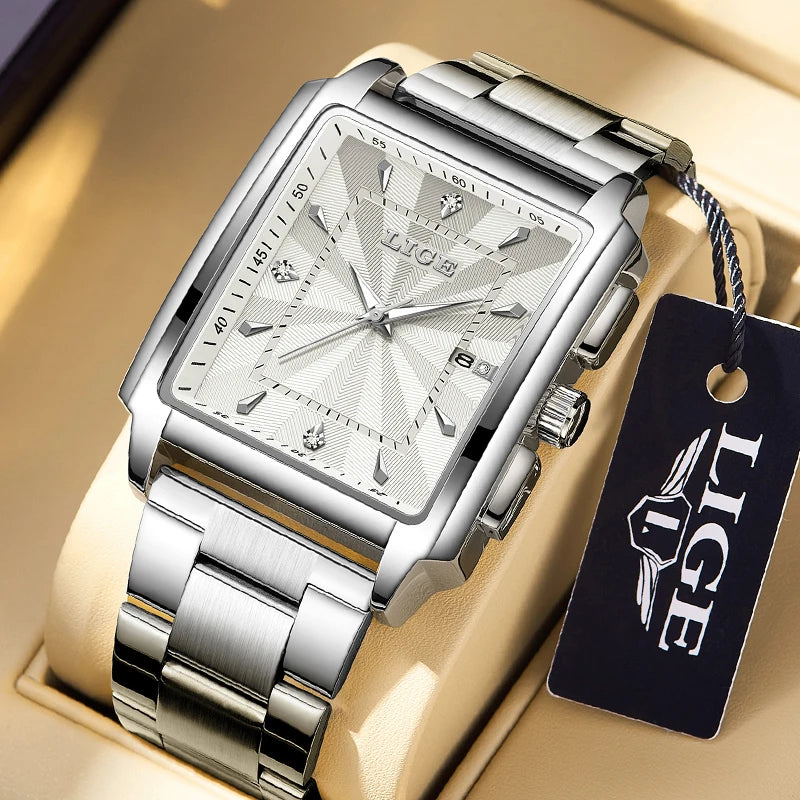 ⌚ LIGE Luxury Men's Watch – Precision Meets Bold Style