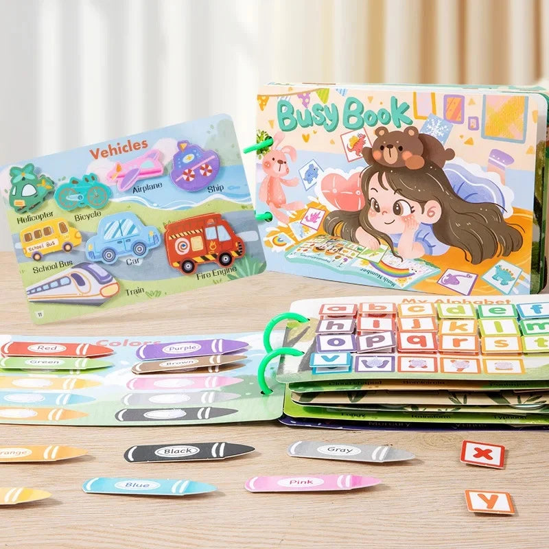 (🎁Last Day 49% OFF)🔥Keep Your Kids Away From Electronics - Early Education Enlightenment Quiet Sticker Toy