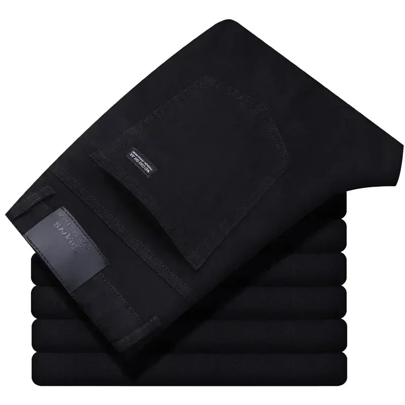 π 2025 Classic Men's Jeans β Stretch Denim for All Seasons π΅β« Casual & Workwear ππ§ββοΈ