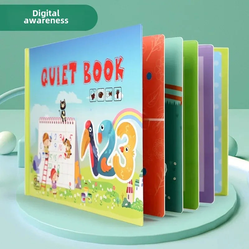 (🎁Last Day 49% OFF)🔥Keep Your Kids Away From Electronics - Early Education Enlightenment Quiet Sticker Toy