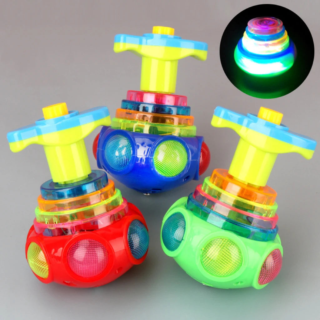 🔥BIG SALE - 49% OFF🔥 Music Flashing Spinners Toy With Launcher