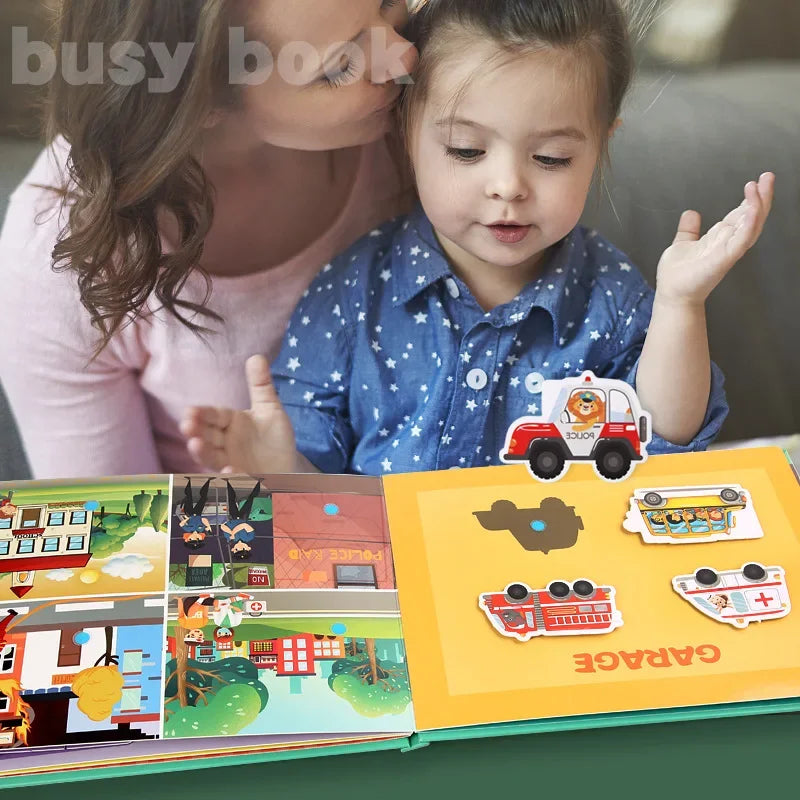 (🎁Last Day 49% OFF)🔥Keep Your Kids Away From Electronics - Early Education Enlightenment Quiet Sticker Toy