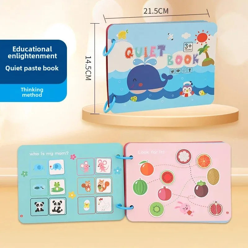 (🎁Last Day 49% OFF)🔥Keep Your Kids Away From Electronics - Early Education Enlightenment Quiet Sticker Toy