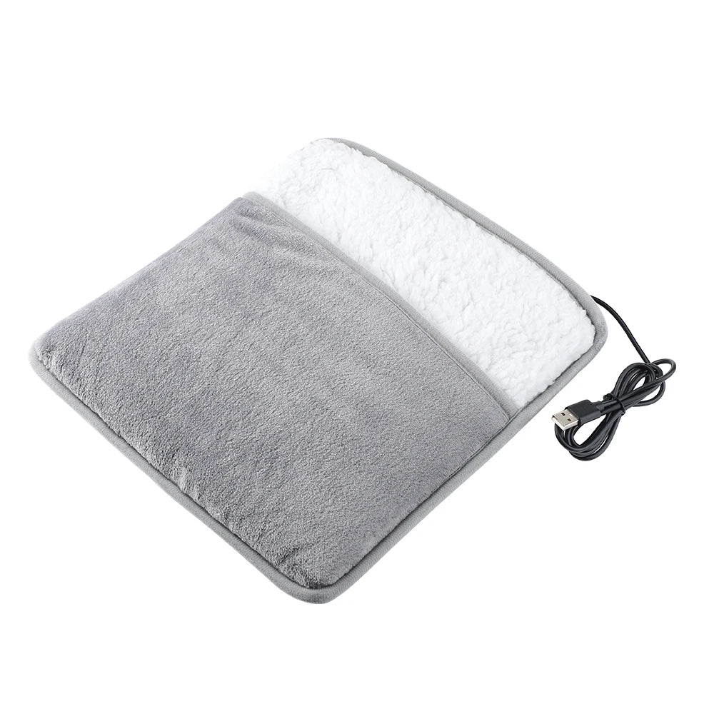 🔥🦶 Electric Foot Warmer Pad – Soft, Washable & Cozy Heat!