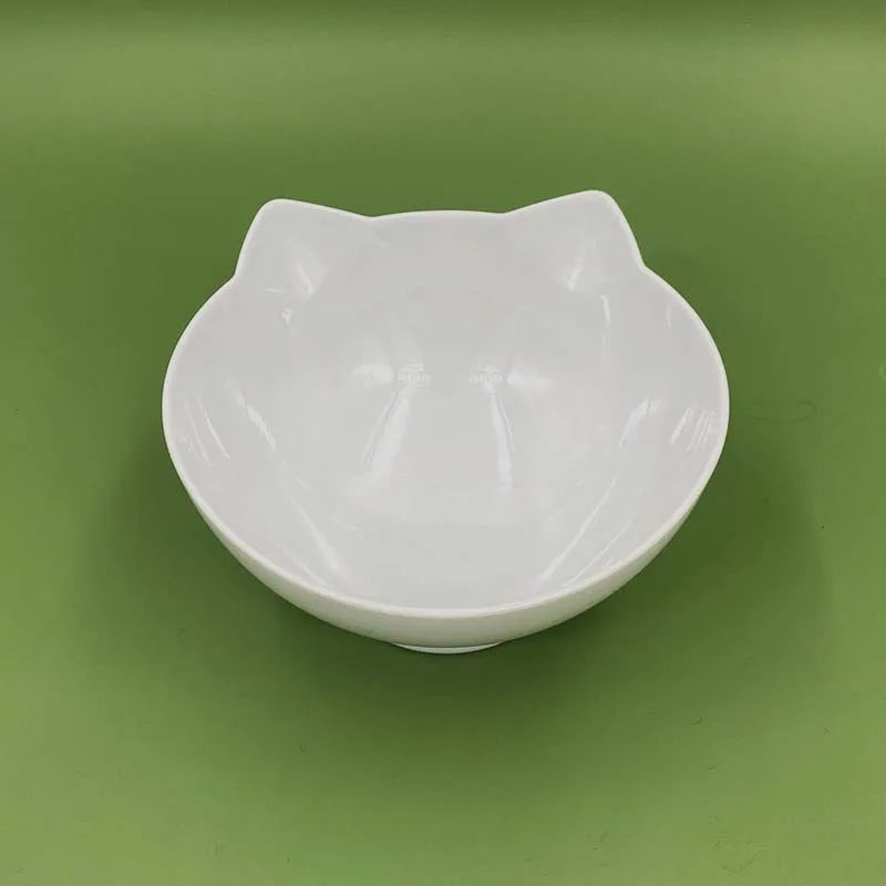 🐾🍽️ Non-Slip Double Pet Bowl – Tilted Stand for Easy Feeding & Drinking! 🐶🐱💧