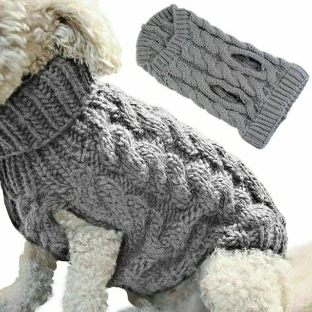 ❄️ Cozy Turtleneck Pet Sweater – Winter-Ready Style & Warmth!