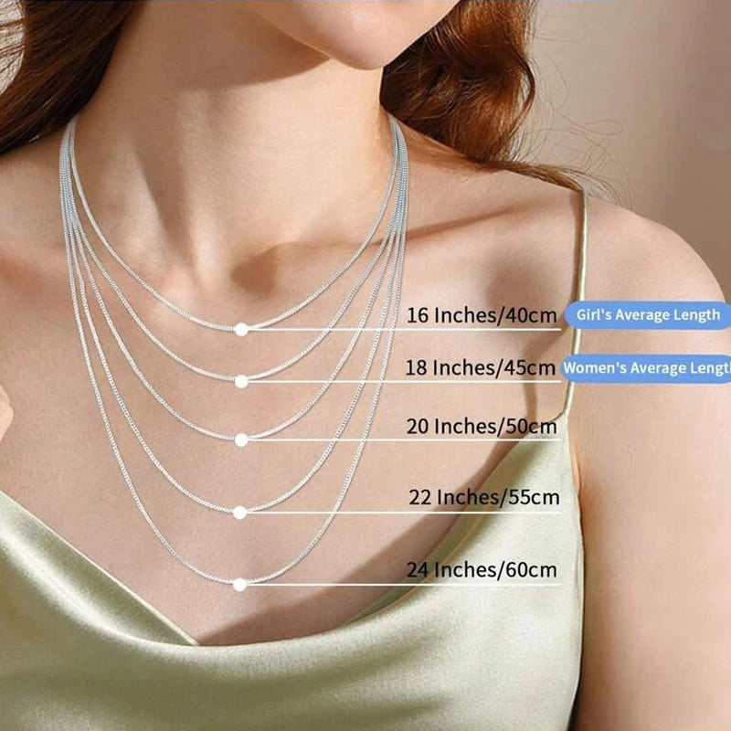 ✨ Ultra-Thin Gold Chain Necklace – 925 Sterling Silver, Dainty & Durable! ✨