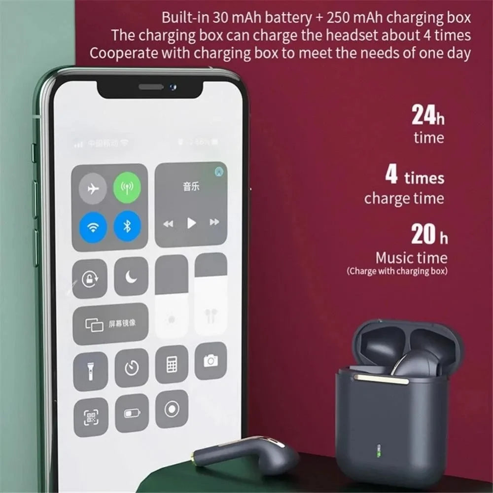 ๐ง Xiaomi J18 TWS Wireless Earphones โ HiFi Stereo Sound ๐ | Waterproof Sport Headset with Mic ๐ฎ๐ฆ