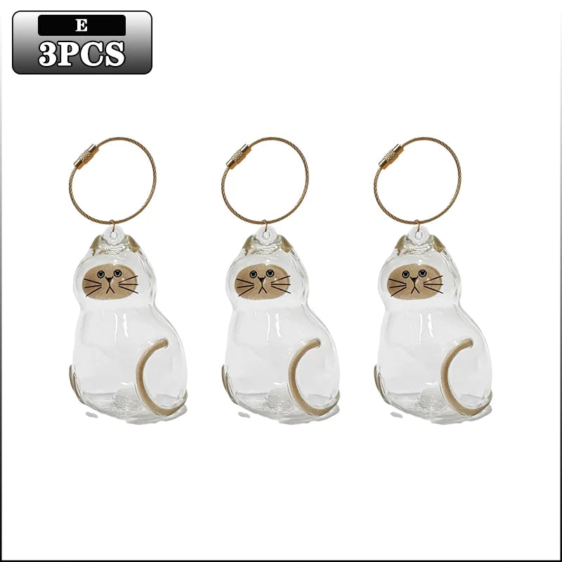 Transparent Cat Hair Keepsake Charm