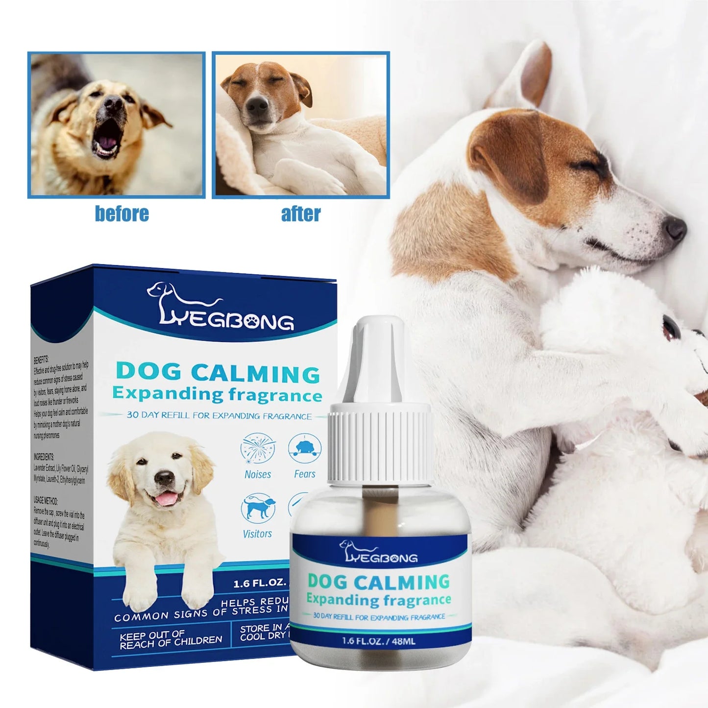 🌿🐾 Calming Liquid for Pets – Reduce Anxiety & Stress!