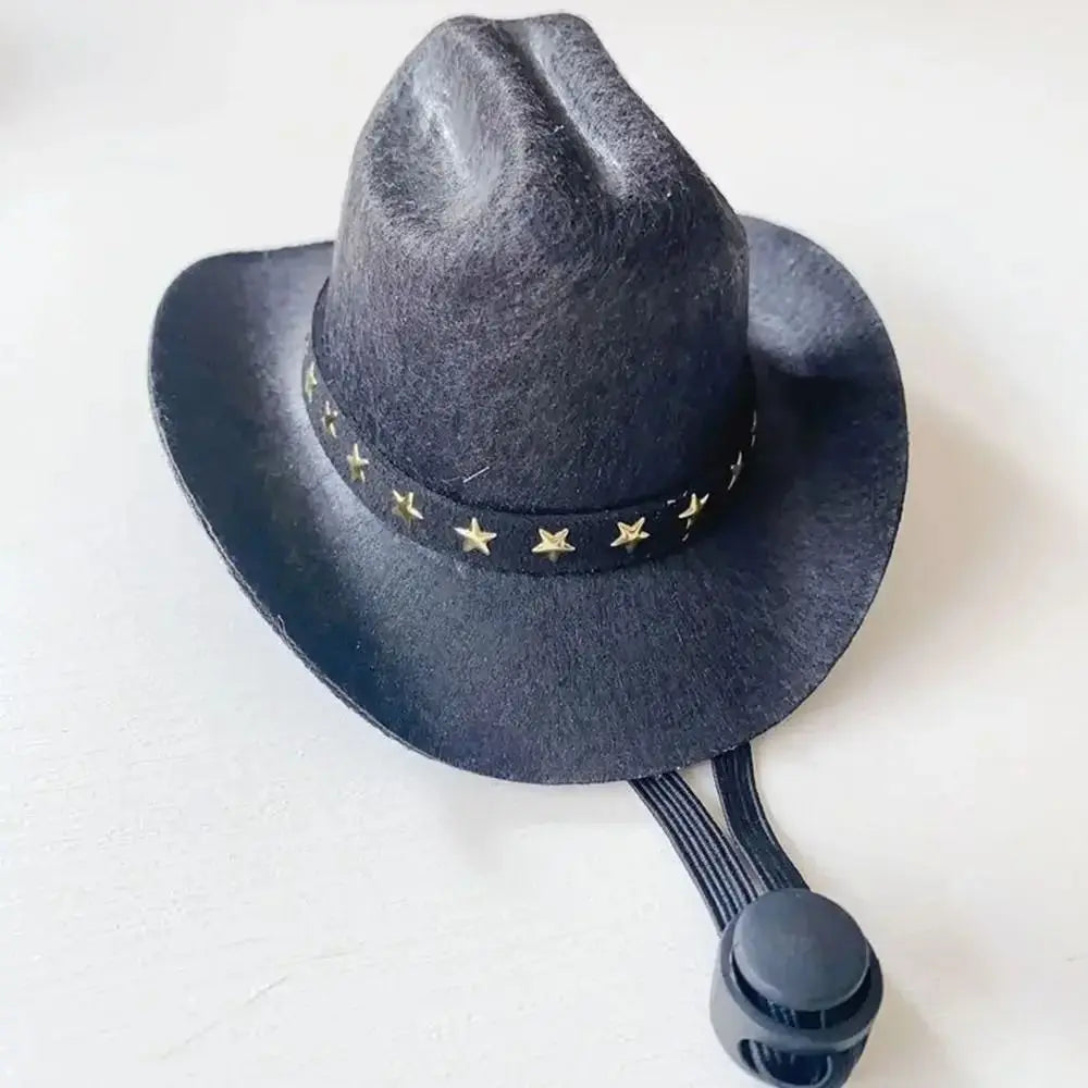 ๐ค ๐พ Adjustable Funny Cowboy Hat โ Cool Summer Pet Accessory!