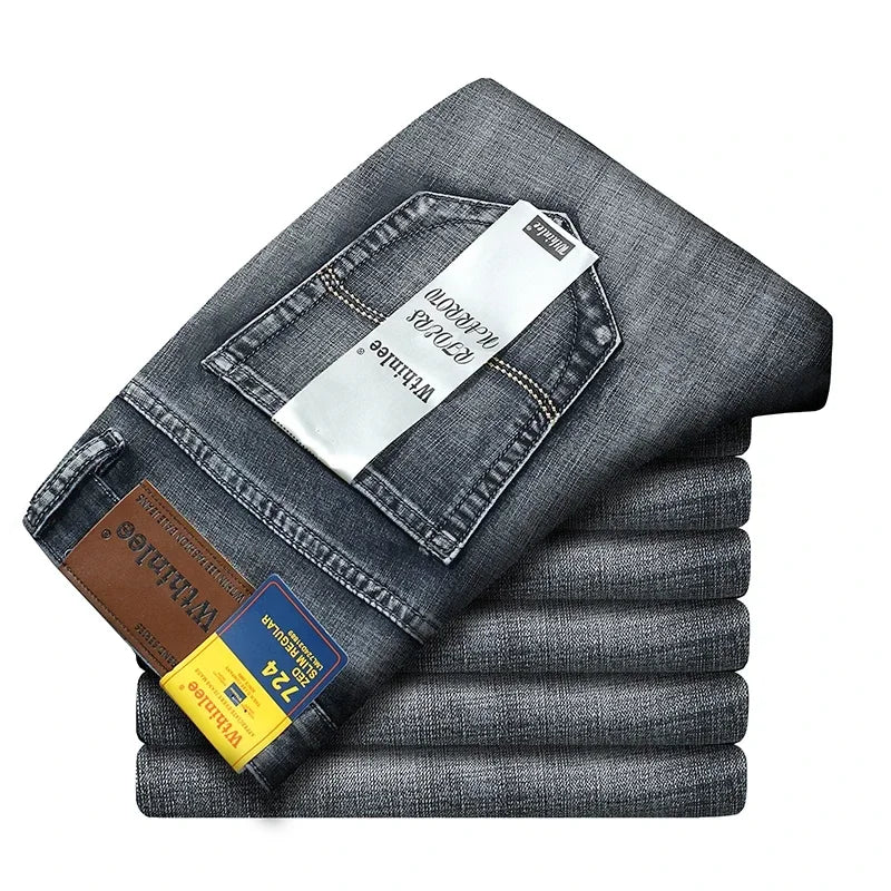 π 2025 Classic Men's Jeans β Stretch Denim for All Seasons π΅β« Casual & Workwear ππ§ββοΈ