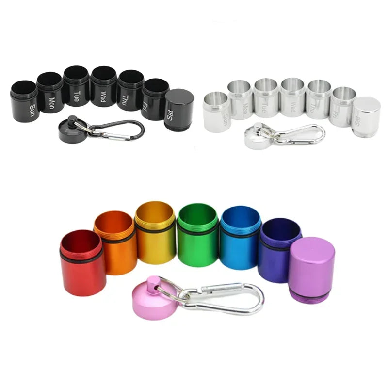 💊🛡️ 7-Day Waterproof Pill Organizer – Portable & Sealed!