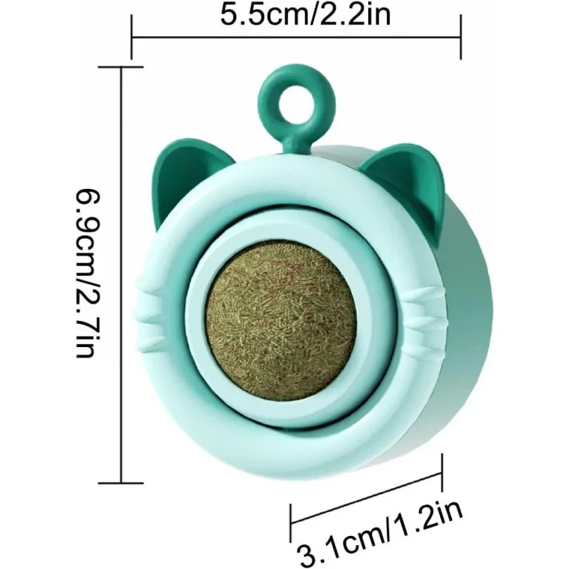 πΎπΏ Natural Catnip Wall Ball Toy β Healthy Treat & Snack for Cats, Aids Digestion πΊπ