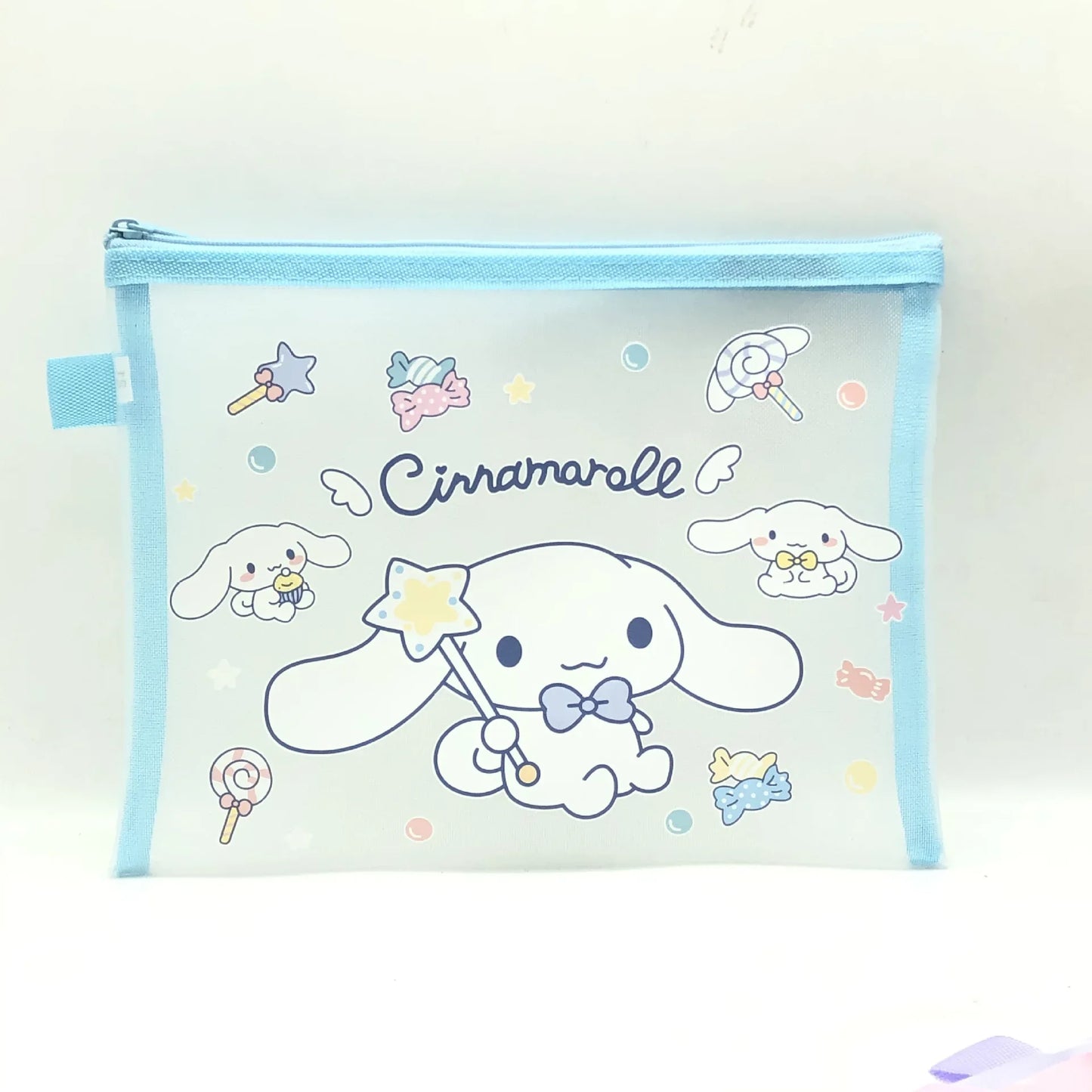 π A5 Mesh Zip Document Organizer β Melodie, Kuromi & Cinnamoroll Designs π