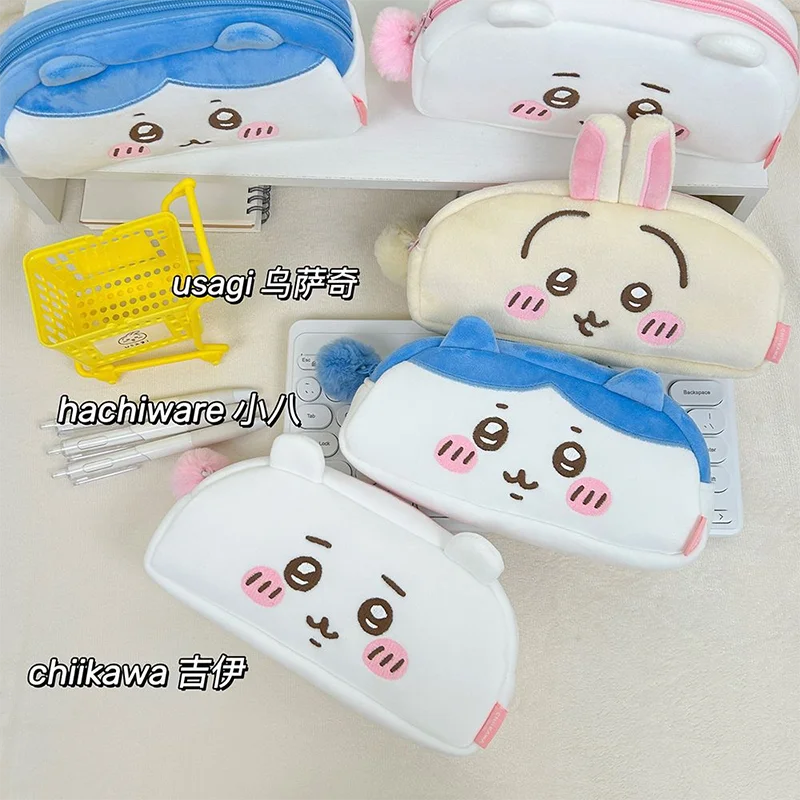βοΈπ° Chikawa Pencil Case β Cute Cartoon Design Featuring Hatchiwari & Usagi ππ