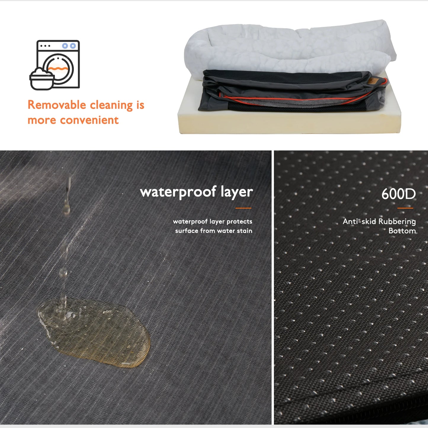 ποΈπ Orthopedic Dog Bed β Super Soft with Removable Cover (L-3XL)!