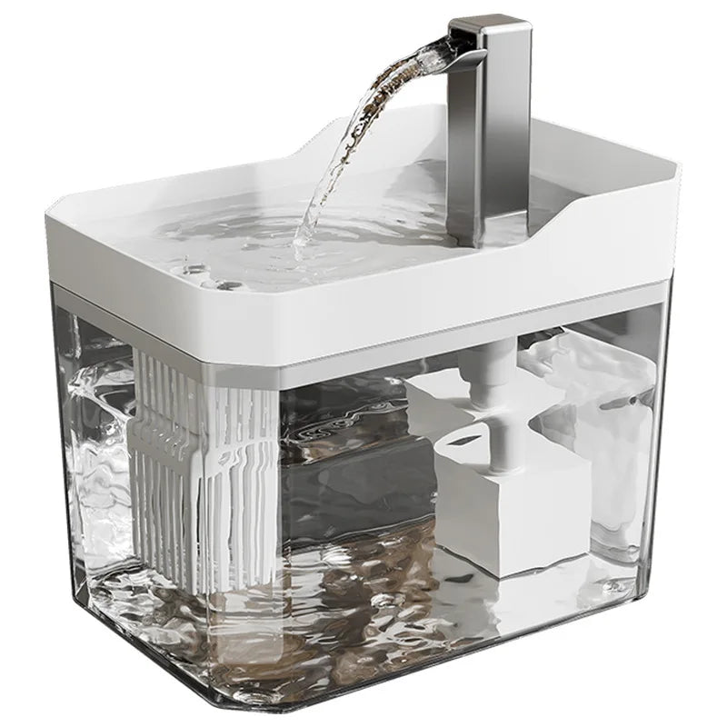 đ§đ¶ Automatic Transparent Pet Water Dispenser â Smooth Flow!