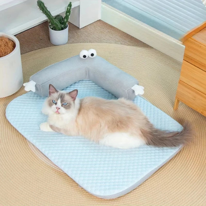 ❄️🐾 Summer Cooling Pad – Breathable & Washable for Pets!