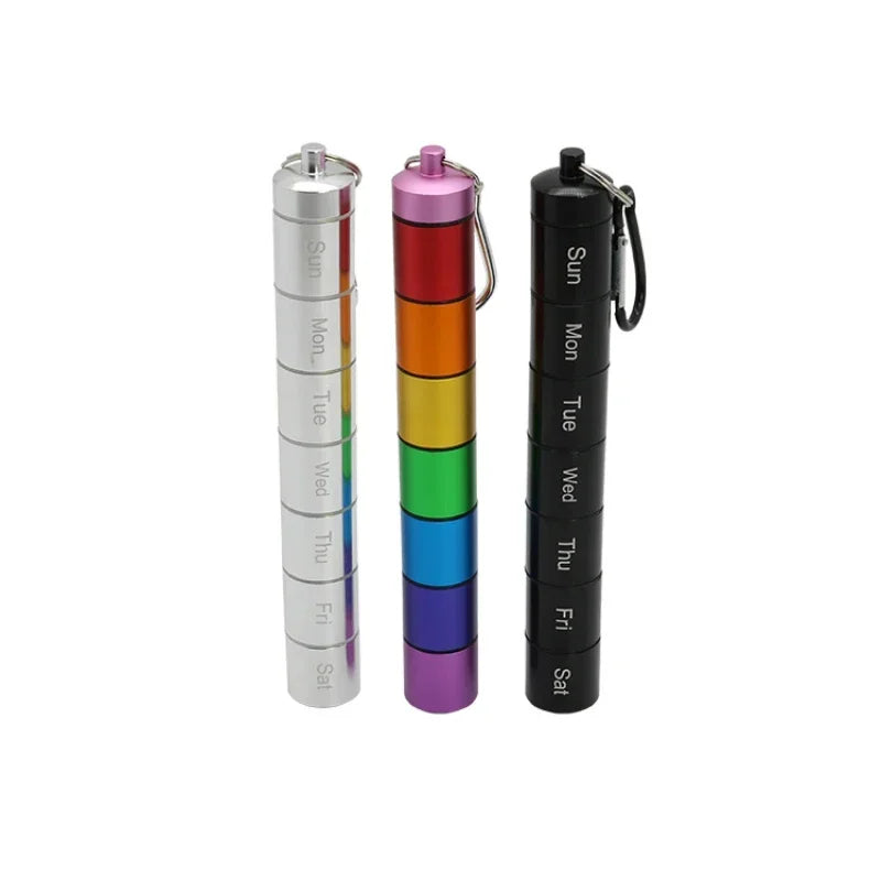 💊🛡️ 7-Day Waterproof Pill Organizer – Portable & Sealed!
