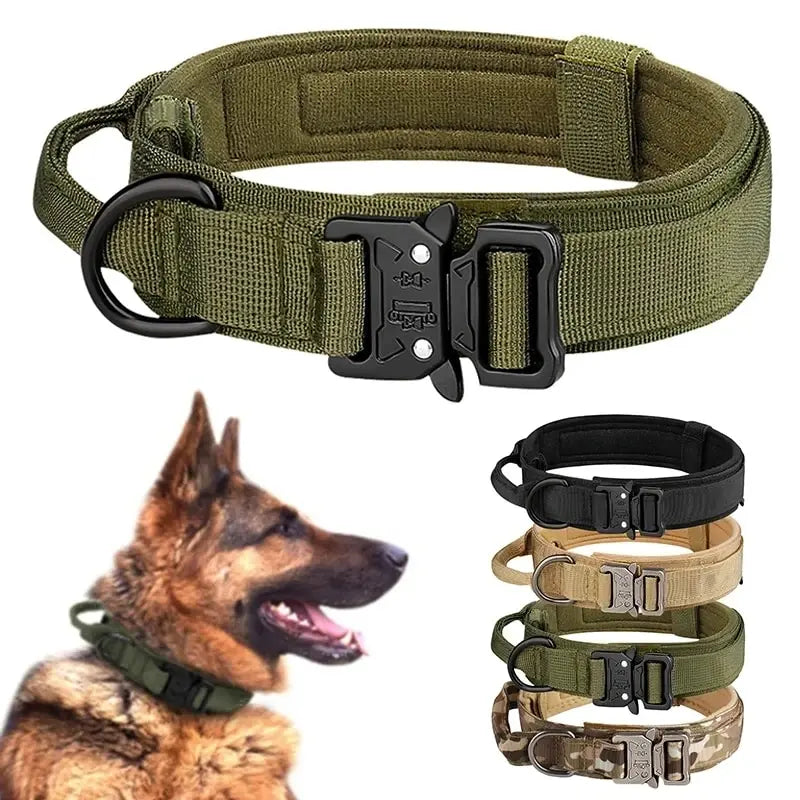 ππ‘οΈ Tactical Dog Collar β Durable Nylon with Metal Buckle!