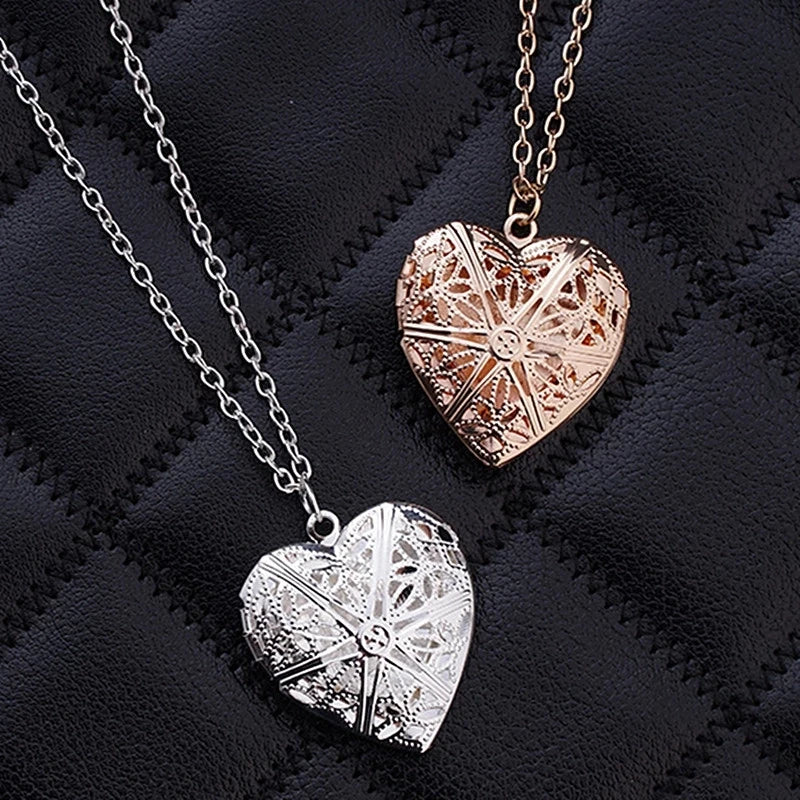 π Heart Photo Locket Necklace β Sweet Love Chain for Women π«π· Gift-Ready Charm
