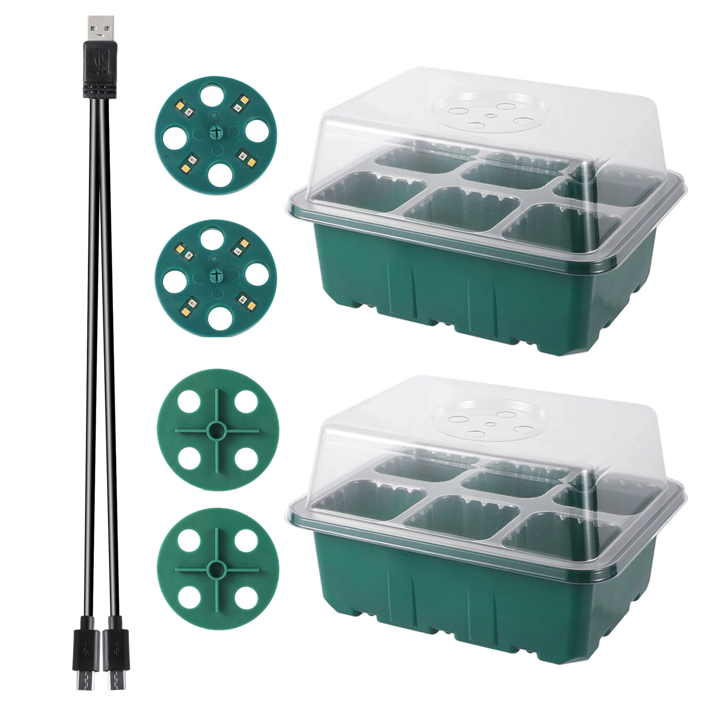 Seed Starter Trays with Grow Light
