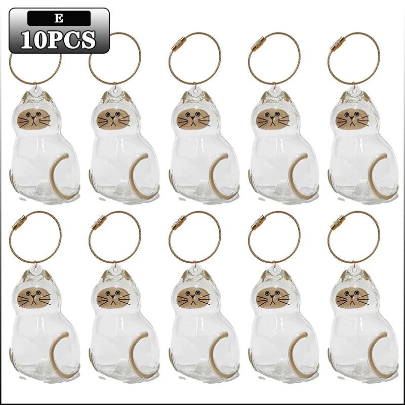 Transparent Cat Hair Keepsake Charm