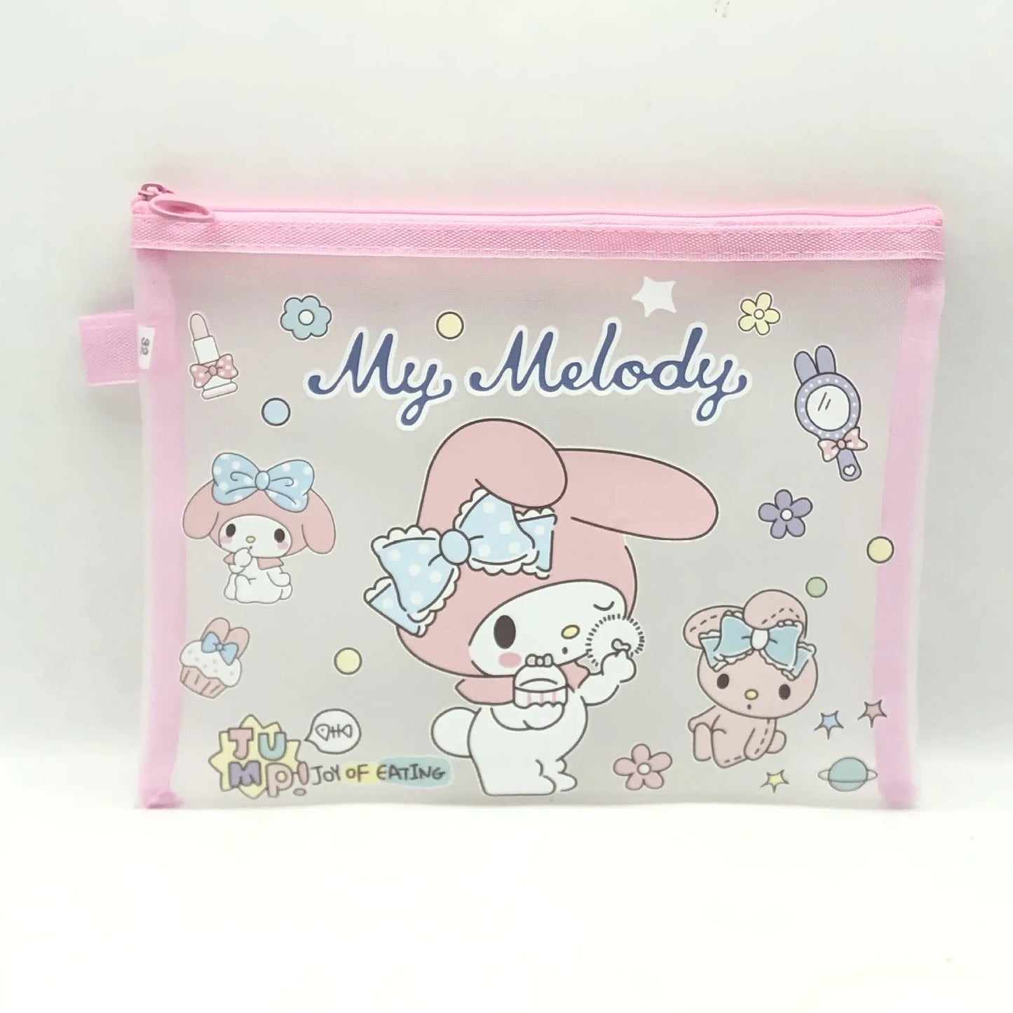 π A5 Mesh Zip Document Organizer β Melodie, Kuromi & Cinnamoroll Designs π