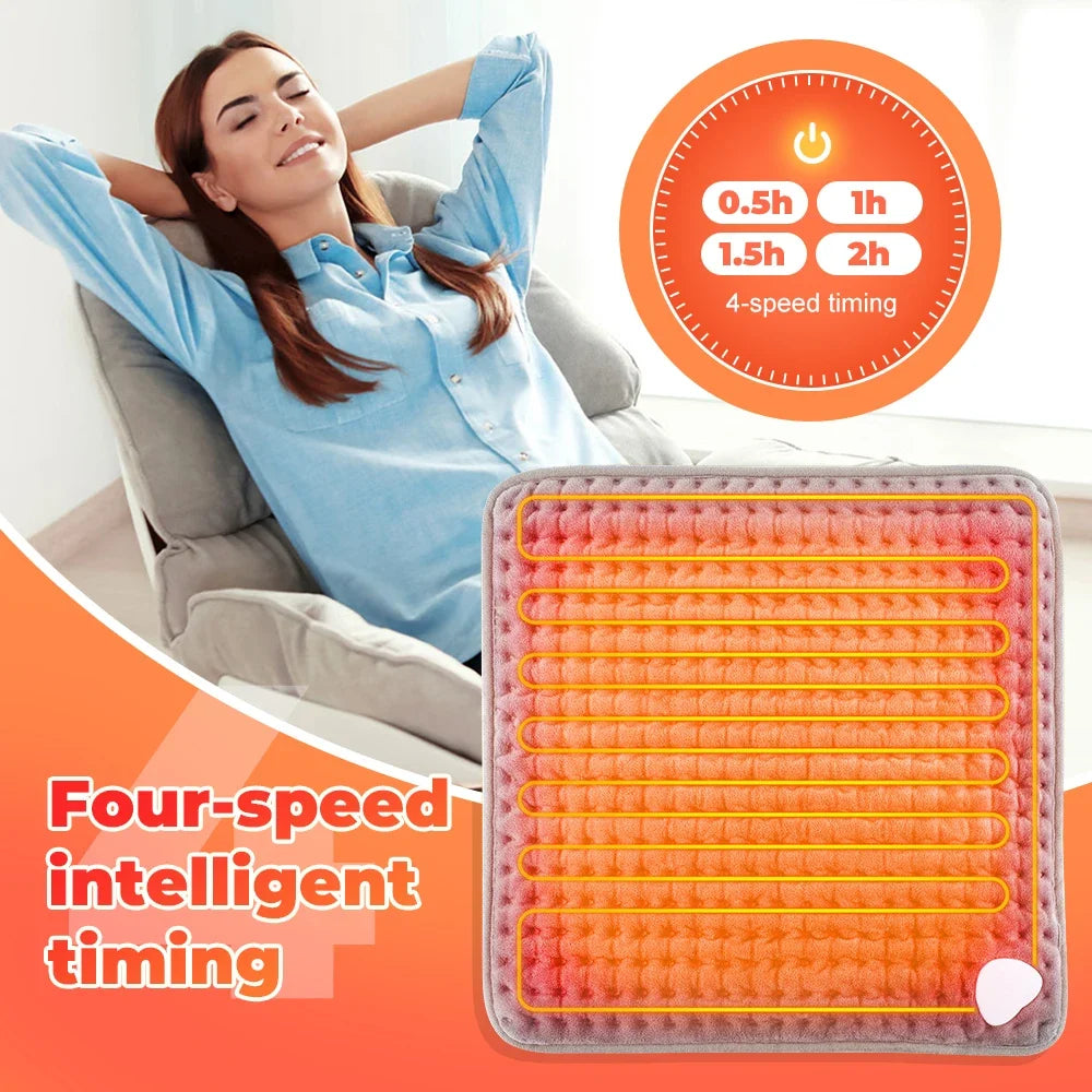 🔥🦶 Electric Foot Warmer Pad – Soft, Washable & Cozy Heat!