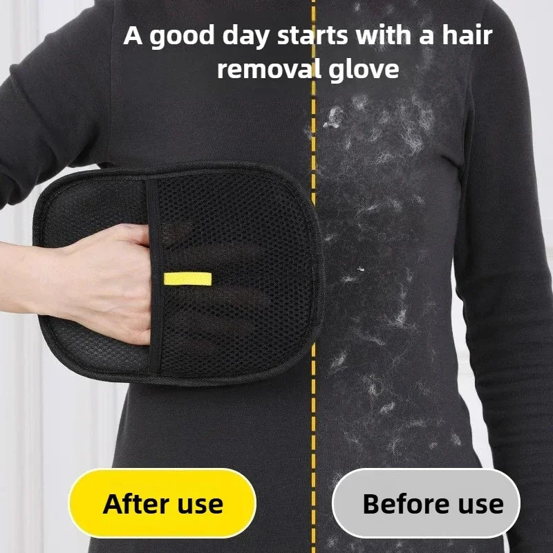 Cat Hair Cleaner Pet Gloves Household Hair Remover Cat Dog Hair Remover Brush Remover Hair Sticking Device Home Hair Scraper