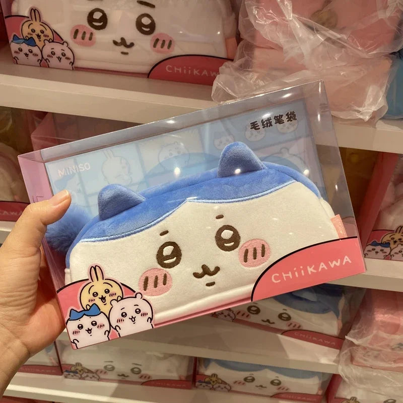 βοΈπ° Chikawa Pencil Case β Cute Cartoon Design Featuring Hatchiwari & Usagi ππ