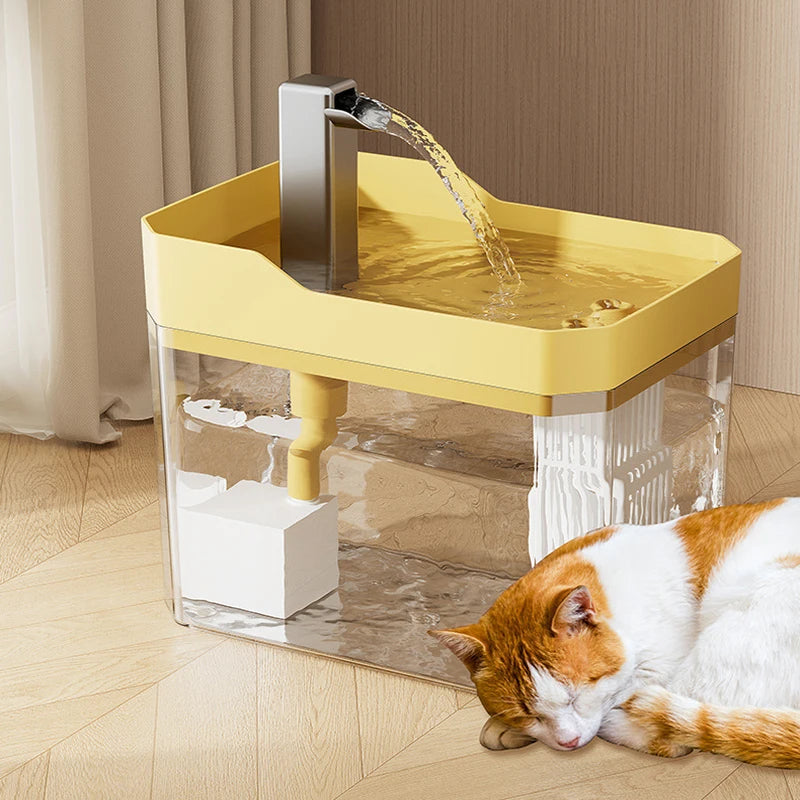 đ§đ¶ Automatic Transparent Pet Water Dispenser â Smooth Flow!