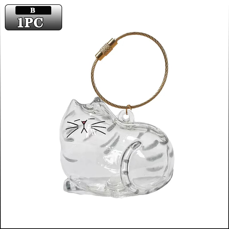 Transparent Cat Hair Keepsake Charm