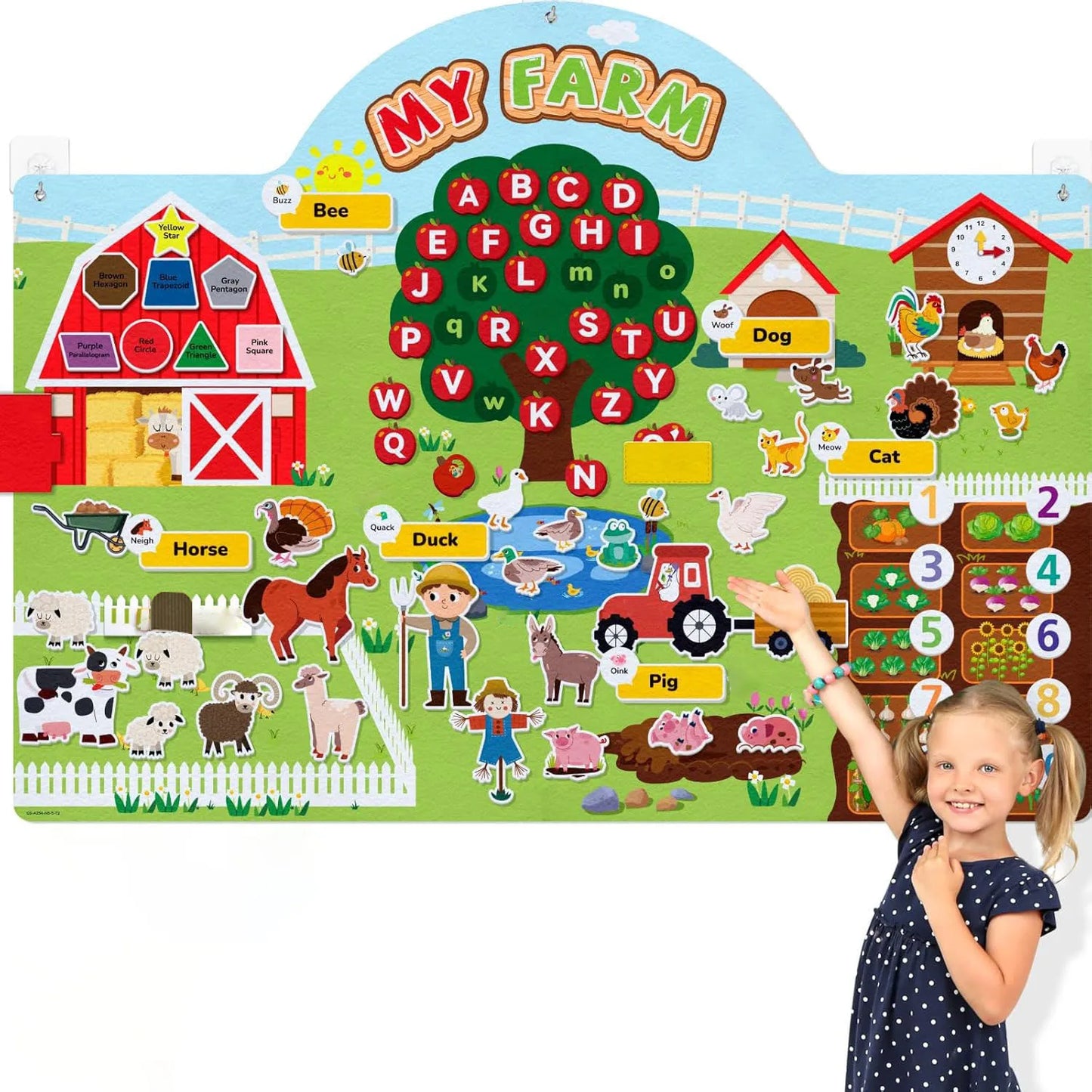 π Farm Animals Felt Storyboard Set β Where Learning Meets Play!