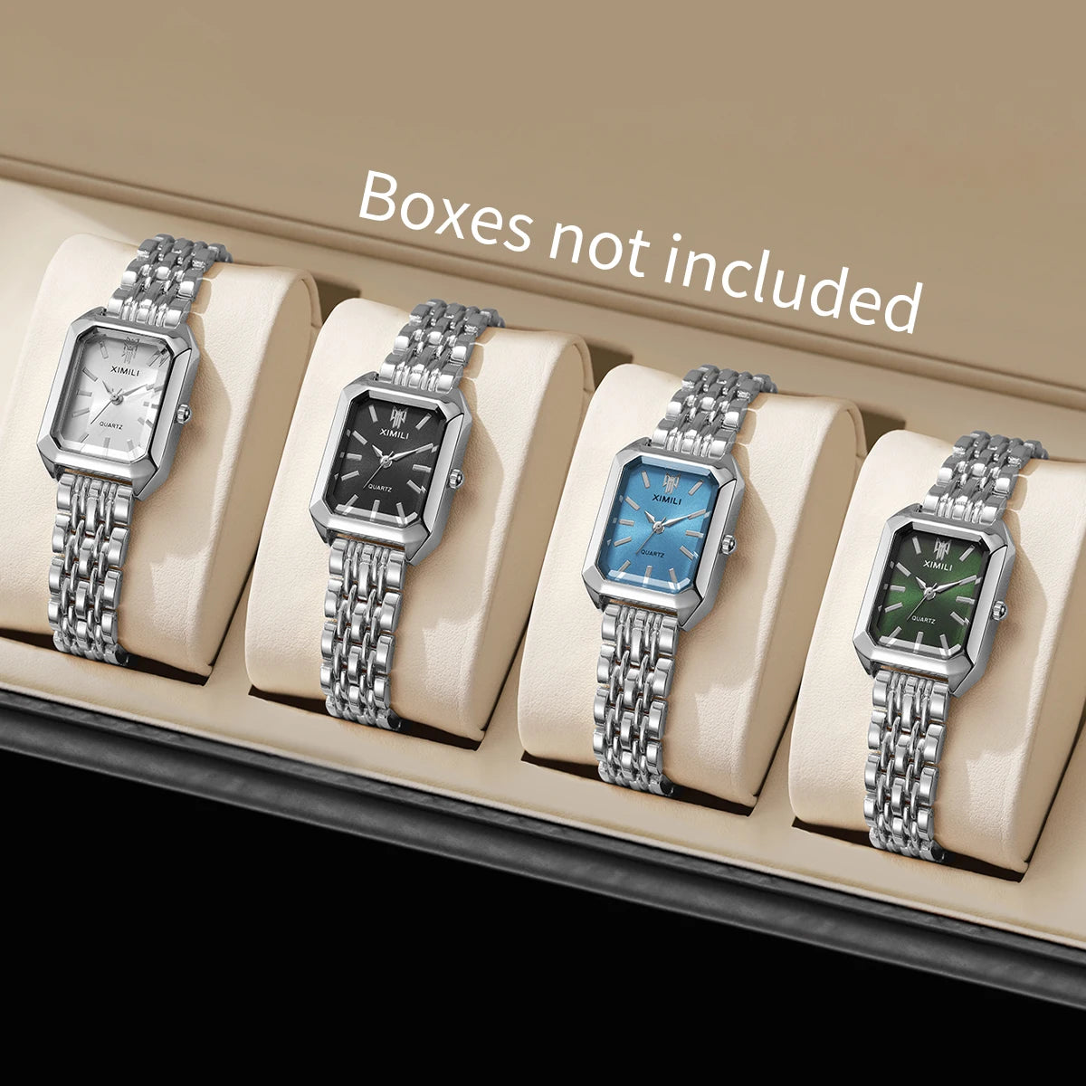 💎 Luxury Rectangle Women’s Watch Set – Timeless Elegance, Unbeatable Value!