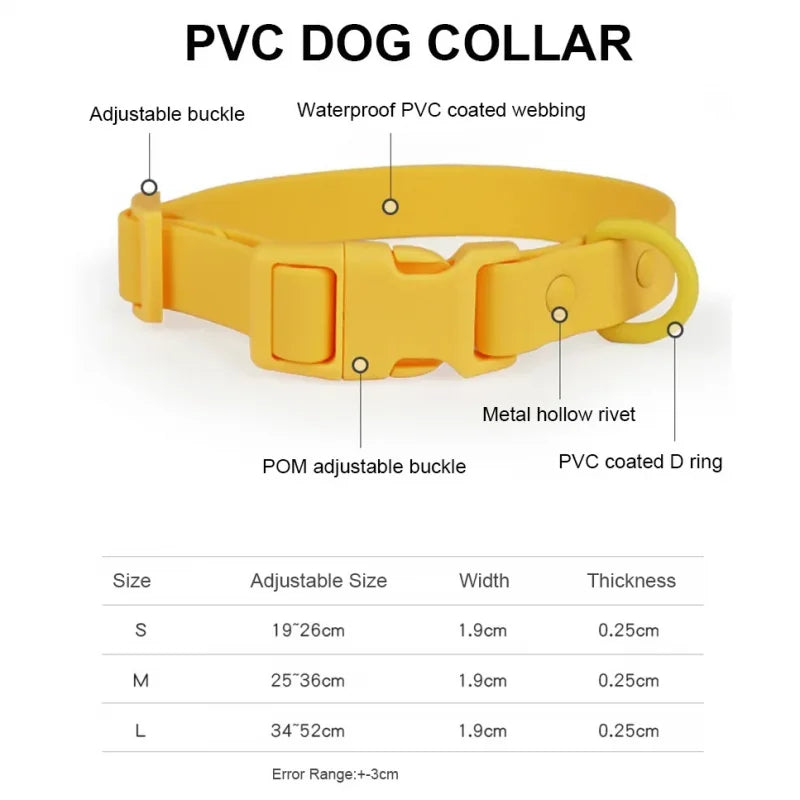 π Macarone Waterproof Dog Collar & Leash Set β Adventure-Proof & Built to Last!
