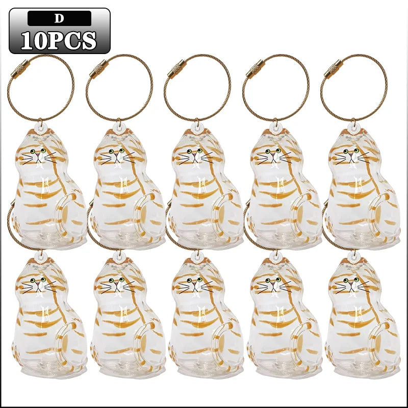 Transparent Cat Hair Keepsake Charm