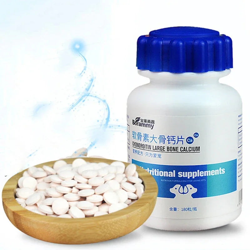 ๐ถ๐ Chondroitin & Calcium Tablets โ Strong Bones for Puppies!