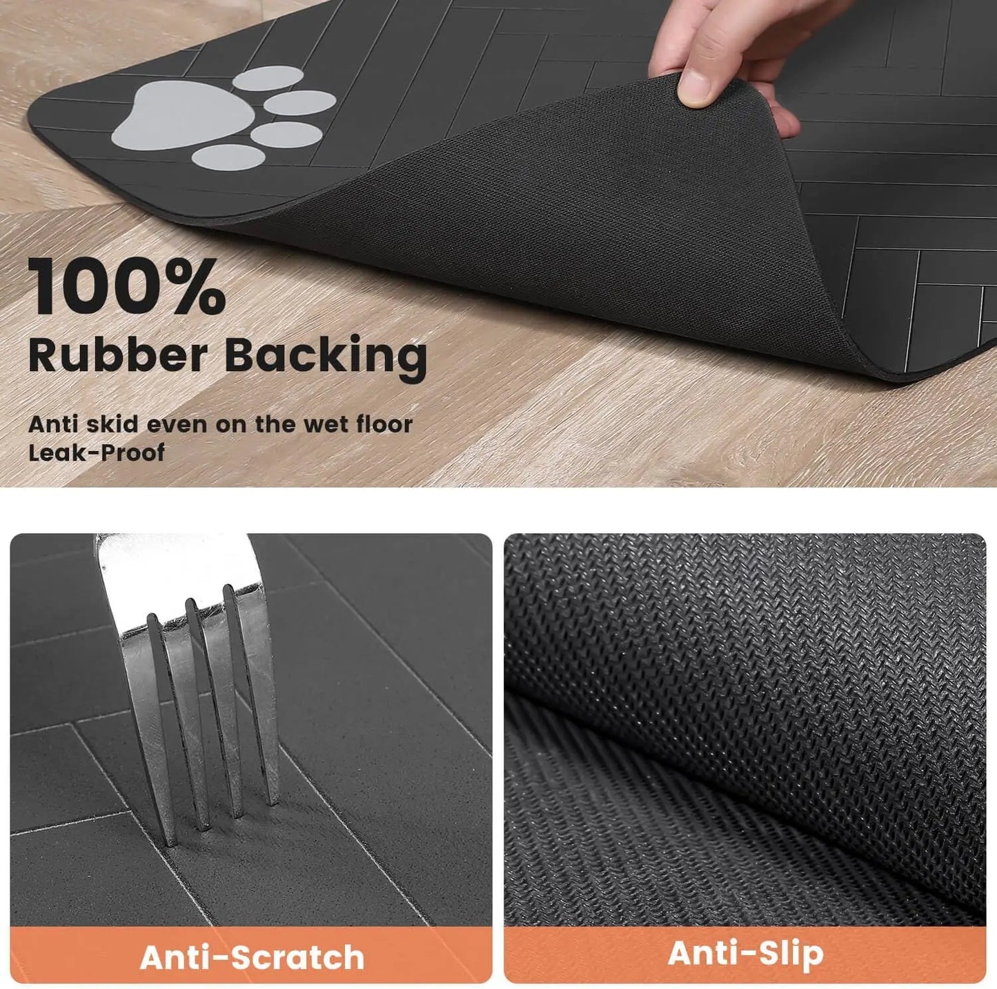 πΎπ§ Waterproof Absorbent Pet Feeding Mat β Quick Dry!
