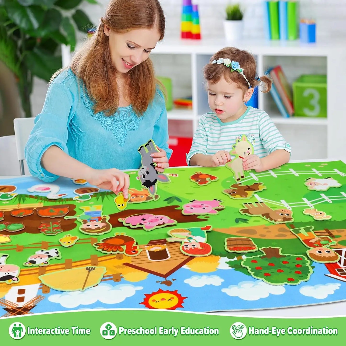 π Farm Animals Felt Storyboard Set β Where Learning Meets Play!
