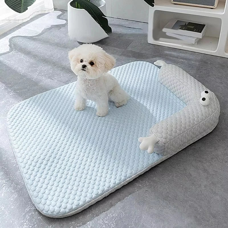 ❄️🐾 Summer Cooling Pad – Breathable & Washable for Pets!