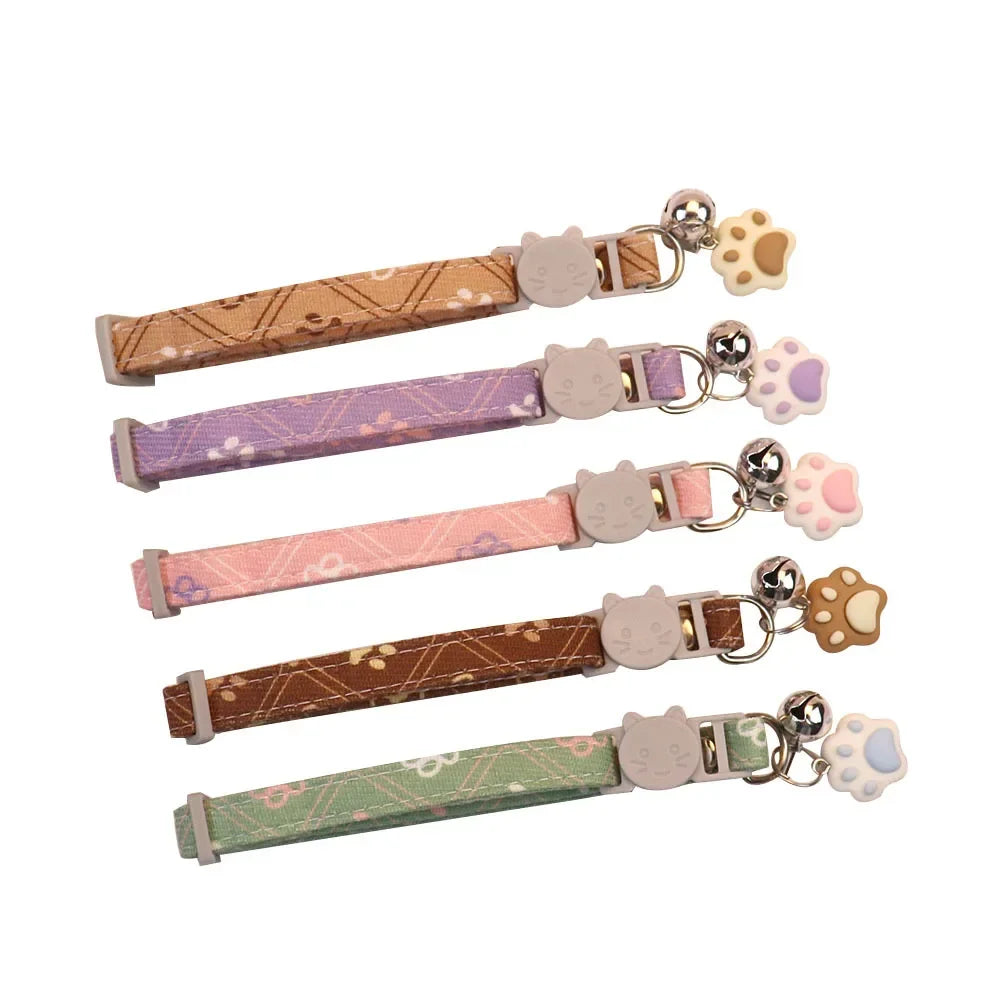 ππΎ Cute Adjustable Collar with Bell β Perfect for Pets!
