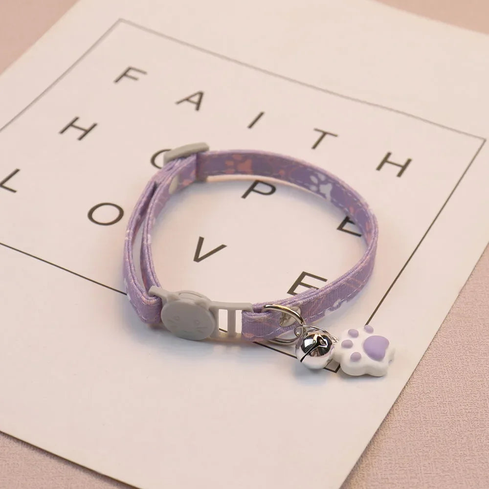 ππΎ Cute Adjustable Collar with Bell β Perfect for Pets!