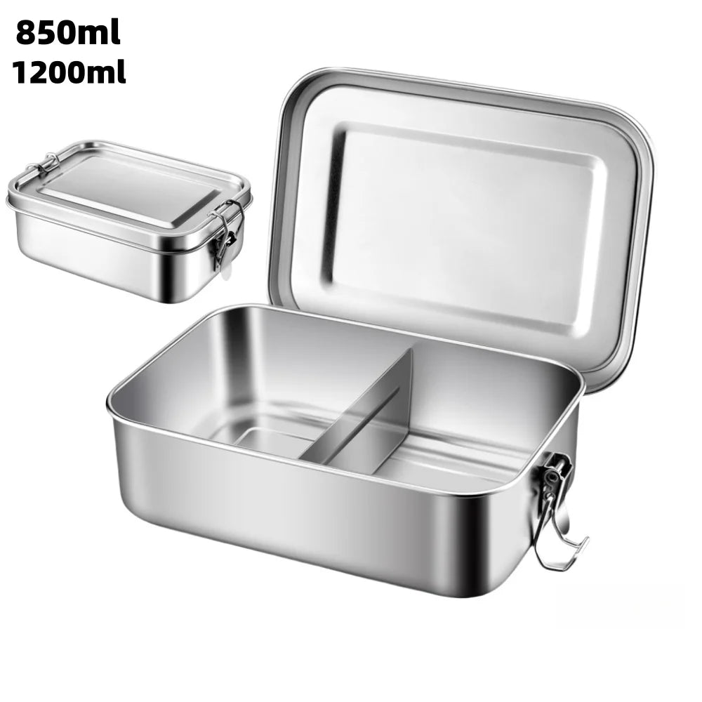 "π₯π± Leak-Proof Stainless Steel Bento Box β Portable, Durable & Dishwasher Safe! ππ΄"